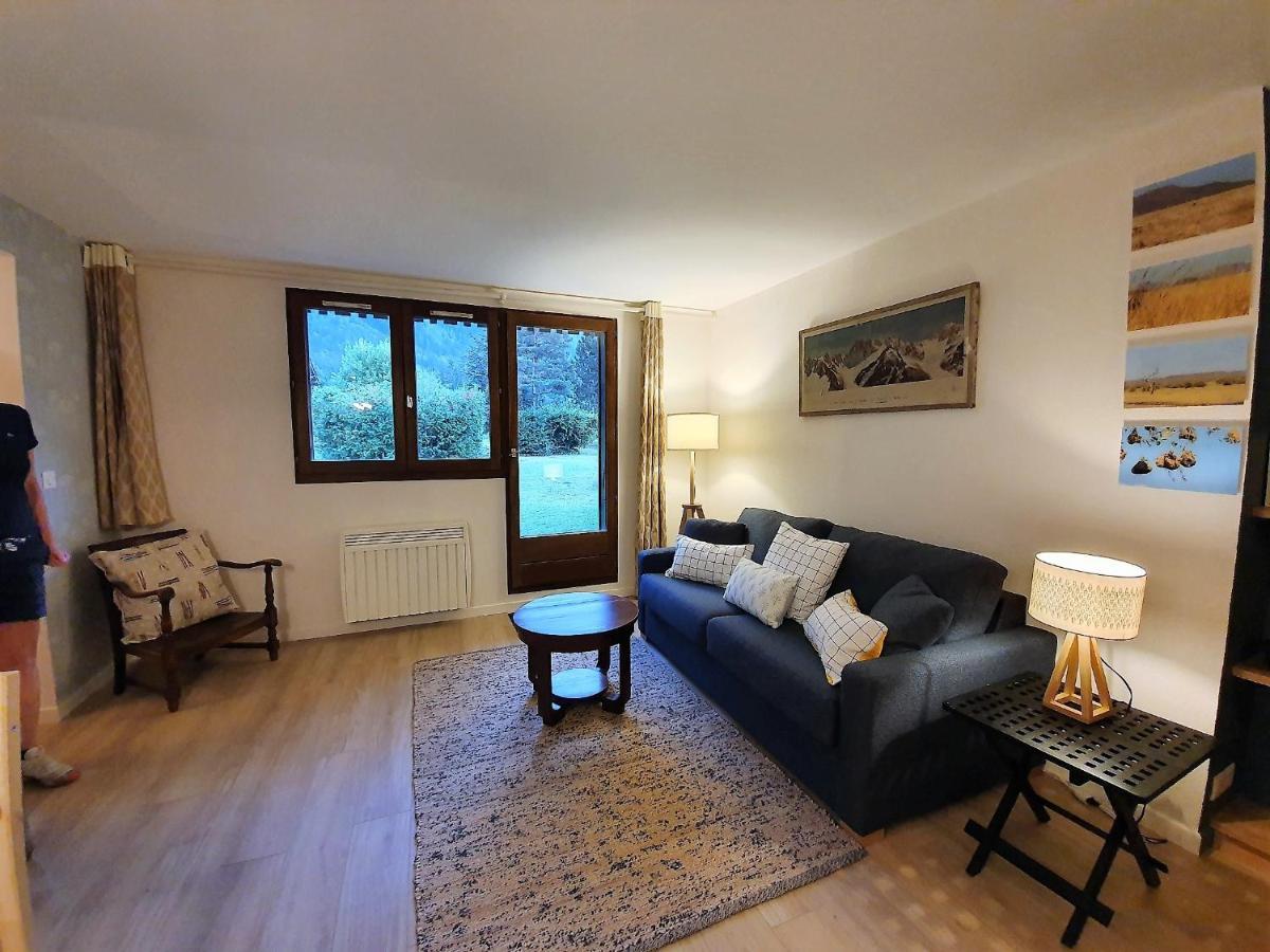 Chamonix Appartement Vue Mont Blanc Avec Jardin ภายนอก รูปภาพ