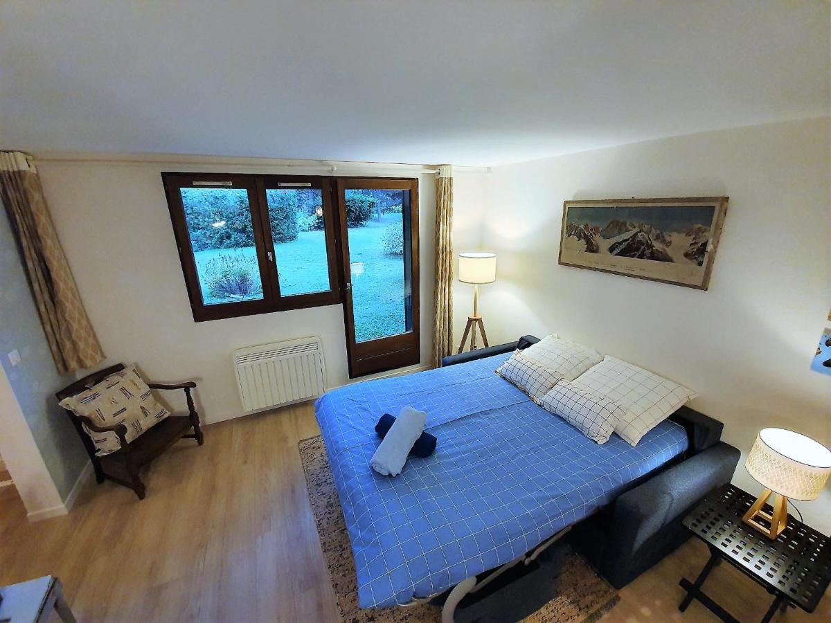 Chamonix Appartement Vue Mont Blanc Avec Jardin ภายนอก รูปภาพ